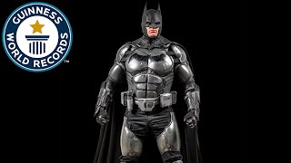 Batman Cosplay Breaks World Record  Guinness World Records [upl. by Areid]