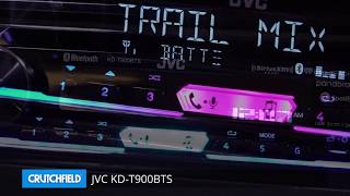 JVC KDT900BTS Display and Controls Demo  Crutchfield Video [upl. by Ydnyc366]