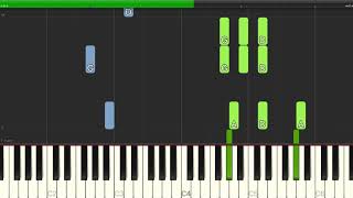 Edith Piaf  Milord  Piano Cover Tutorials  Backing Track [upl. by Aleacin]