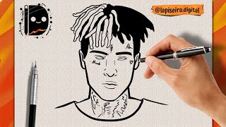 how to draw xxtenations step by step [upl. by Esalb]