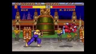 Street Fighter II Turbo Actual SNES Capture  Ken Playthrough on Max Difficulty [upl. by Nirred]