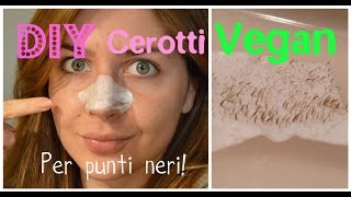 CEROTTI VEGAN per punti neri fai da te  vincitori giveaway [upl. by Atarman504]