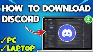 How to Download Discord on PC or Laptop  Easy Tutorial [upl. by Eudo]