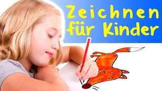 Zeichnen für Kinder – Malen auf einfache Weise lernen [upl. by Betti]