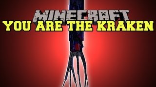 Minecraft  YOU ARE THE KRAKEN MORPH INTO BOSSES AND MOBS Morph Mod Showcase [upl. by Burd]