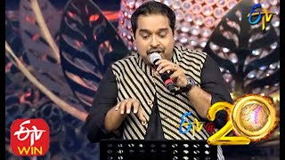 Shankar Mahadevan Performs  Chupultho Guchi Guchi Song in ETV  20 Years Celebrations [upl. by Eesak905]