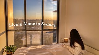 Living Alone in Sydney 🧸🍂  What I Eat in a Day Cleaning Up Grocery Shopping etc [upl. by Aivul]