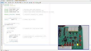 Baseline PIC C programming lesson 1  Flash an LED [upl. by Ignatz53]