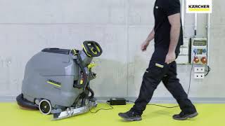 How to use Karcher Scrubber Drier BD 50 50 C Bp Classic [upl. by Manwell66]