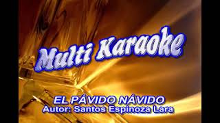 EL PAVIDO NAVIDO KARAOKE CHALINO SANCHEZ [upl. by Viking]