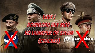 Very Simple Way to Download ANY Mod For HoI4 WITHOUT Launcher Or Steam CRACKED [upl. by Annawoj]