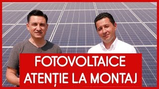 MONTAJUL FOTOVOLTAICELOR  UNDE SĂ FII ATENT  CASEBUNERO [upl. by Nylrahc]