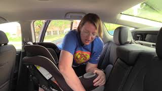 How to install a rear facing car seat [upl. by Remo]