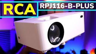 The Updated Walmart Projector RCA RPJ116BPlus Projector Review [upl. by Magan]