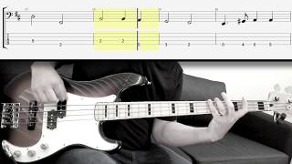 Elvis Presley  Cant Help Falling in Love  Bass Cover with tabs [upl. by Yanffit653]