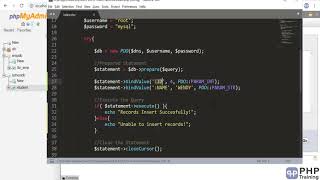 Full stack web developer course  lesson  18  Part5  MySQL with PDO [upl. by Spear]