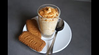 Mousse mascarpone  spéculoos facile rapide et extra [upl. by Joella]