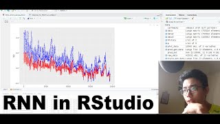 Recurrent Neural Network RNN in R  A Rstudio Tutorial on Keras and Tensorflow [upl. by Ariamo]