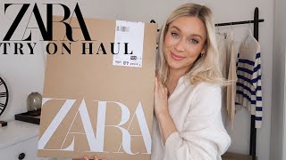 SPRING ZARA TRY ON HAUL 2022 [upl. by Tnattirb]