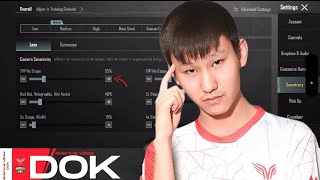 DOK Sensitivity And Controls  Dok All Settings Revealed  PUBG MOBILEBGMI [upl. by Peadar]