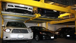 double stack parking system [upl. by Schoenburg704]