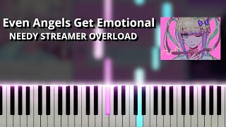 Even Angels Get Emotional  NEEDY STREAMER OVERLOAD OST Piano Tutorial [upl. by Remle]