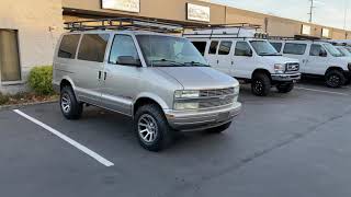 AWD Chevrolet Astro  CUSTOM LIFTED VAN [upl. by Irehs]