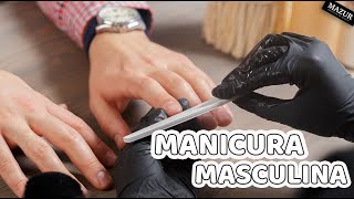 MANICURA MASCULINA PASO A PASO completo tutorial [upl. by Stu353]