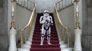 Stormtrooper Falls down stairs LIKE A BOSS [upl. by Drusilla256]