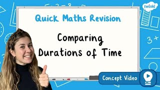 How Do You Compare Durations of Time  KS2 Maths Concept for Kids [upl. by Alehcim701]