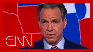 Shockingly disappointing Tapper rebukes Trumps election speech [upl. by Ecnarrot272]