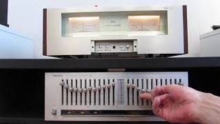 Testing Listening Technics SH8020 Stereo Frequency Equalizer 1980  1983 [upl. by Bald]