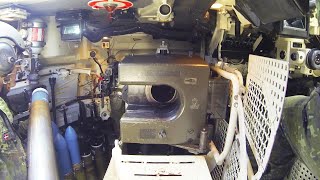 Inside the Leopard 1A5  Tank Gunnery Loading [upl. by Skip]