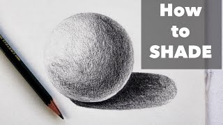 How to Shade with Pencil  Shading Lessons [upl. by Aneleh]