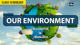 class 10 Our Environment Full chapter in Animation  CBSE Class 10 Biology ch 13  NCERT Science [upl. by Jb]