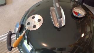 Weber 225quot Kettle Modifications [upl. by Akimat]