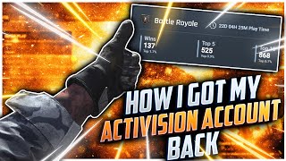 🎮 HOW I GOT MY ACTIVISION ACCOUNT BACK  Tips On How To Get Your Deleted Activision Account Back [upl. by Nosnev]