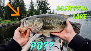 Fishing a Washington State RECORD Bass Lake [upl. by Dami75]