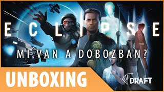 Eclipse Second Dawn társasjáték unboxing  mi van a dobozban [upl. by Letnuhs]