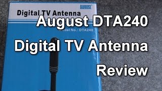 Review August DTA240 TV aerial [upl. by Haines]