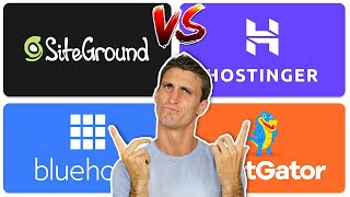 Siteground Vs Hostinger Vs Bluehost Vs Hostgator  Best Host for Wordpress Woocommerce [upl. by Yesnyl]