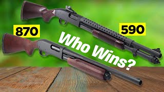 Mossberg 590 vs Remington 870  NOT EVEN FAIR [upl. by Toille]