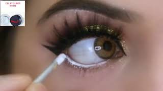 Kashees Eye makeup Tutorial Step By Step Kashees Makeup Products  Kashees Makeup [upl. by Namzaj783]