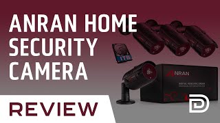 ANRAN 4 Channel 1080N Home Security Camera System Installation Review [upl. by Blaire713]