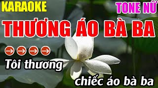 Thương Áo Bà Ba Karaoke Tone Nữ Karaoke Lâm Nhạc Sống  Beat Mới [upl. by Matheson607]