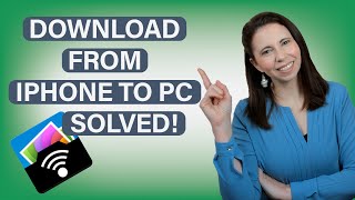 Transfer your iPhone Photos to your PC  PhotoSync App [upl. by Tnert]