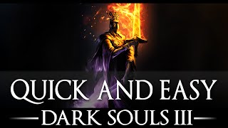 Pontiff Sulyvahn in 30 Seconds  No Damage  Boss Guide  Dark Souls 3  Cheese Strategy [upl. by Steck271]