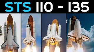 Space Shuttle Launch Compilation STS 110  135 [upl. by Akinna]