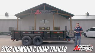 2022 Diamond C Dump Trailer Review [upl. by Hanna]