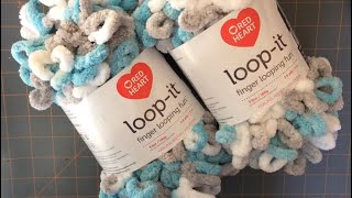 How to use Loop Yarn  Let’s make a scarf [upl. by Annasoh]